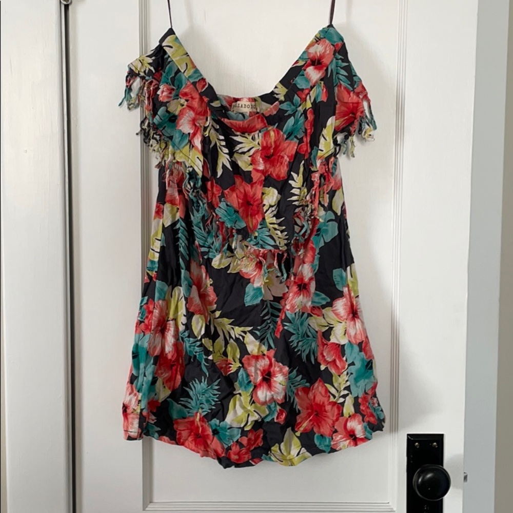 Billabong fringe mini dress
